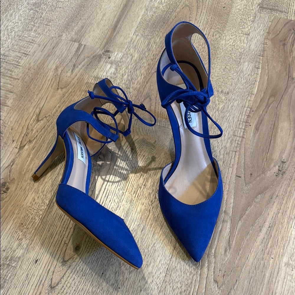Elegant Blue Women's Heels